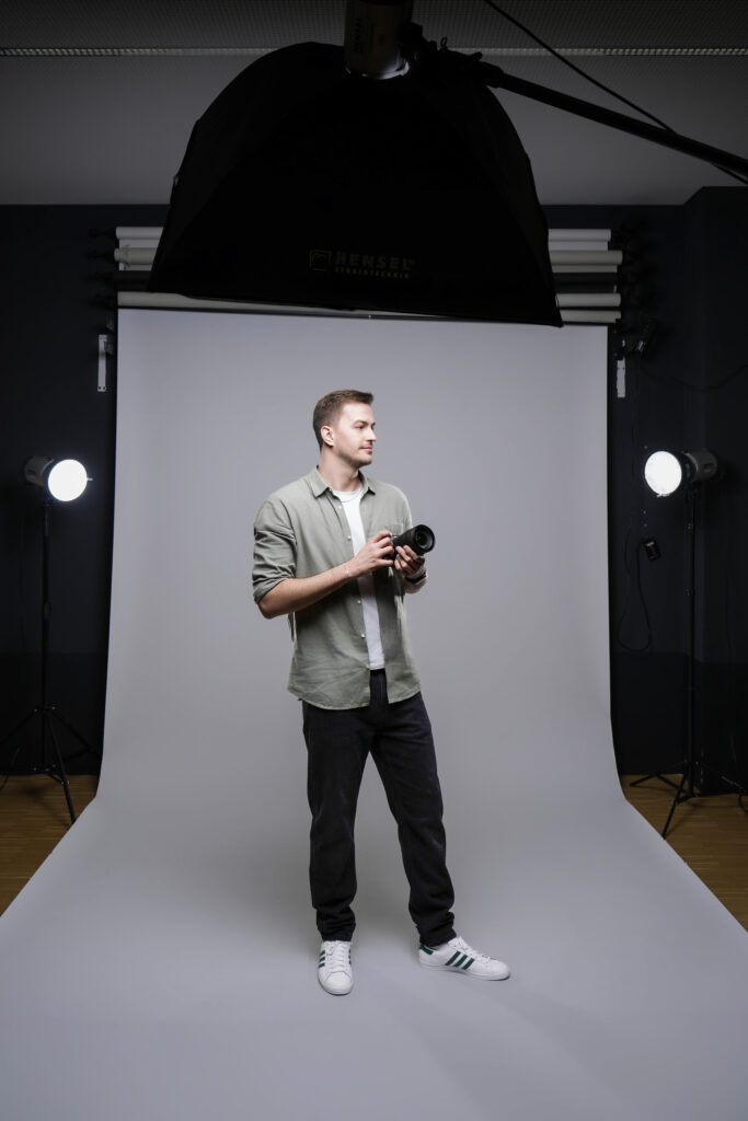 Fotograf im Studio